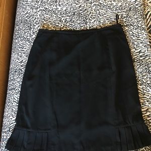 Aline skirt with pleated bottom